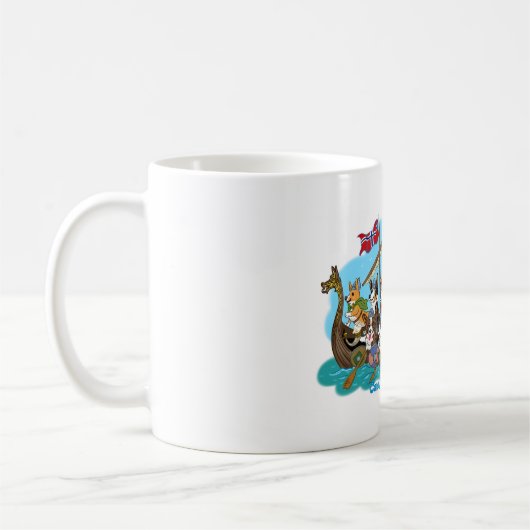 Mug Viking Corgis (Gauche)