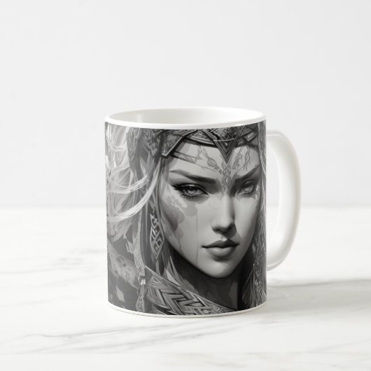 Mug - Viking féminin (Devant droit)
