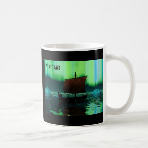 Mug Viking Navire Et Lumières Du Nord