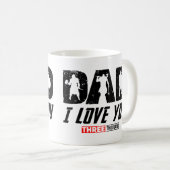 Mug Viking Papa Je T'Aime 3000 (Devant droit)