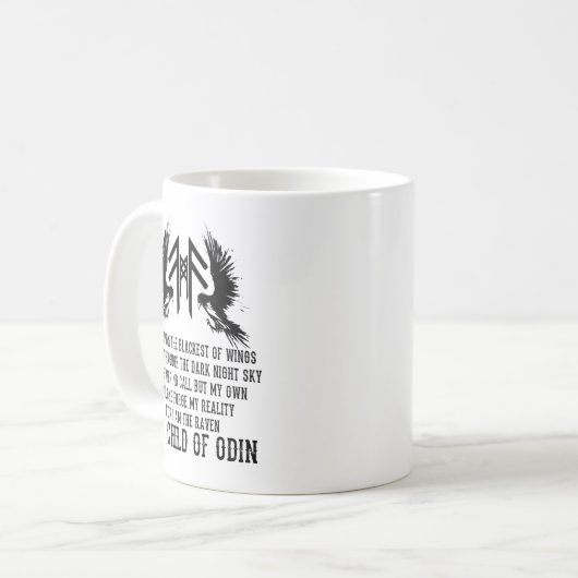 Mug Viking Raven Code (Devant gauche)