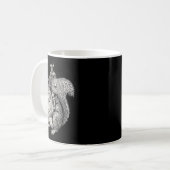 Mug Viking Riding Squirrel Funny Warrior Art  (Devant gauche)