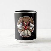 Mug Viking Shield - Logo de dessin animé (Centre)
