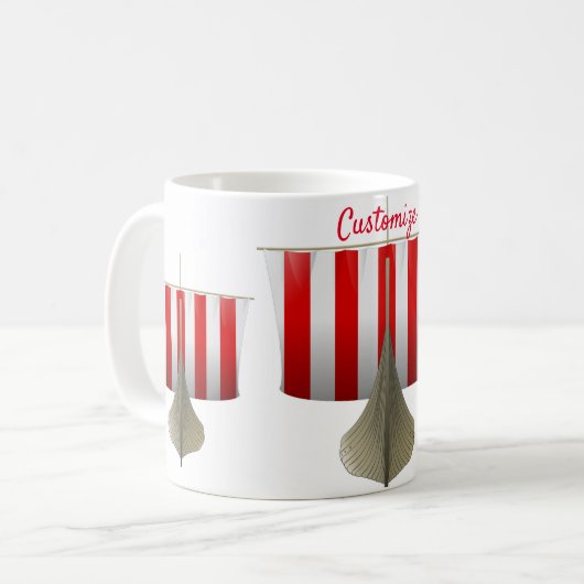 Mug Viking Ship Sailing Thunder_Cove (Devant gauche)