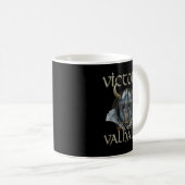 Mug Viking Skull Victory Or Valhalla (Devant droit)