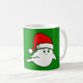 Mug vilain fantôme de noël éffrayant vert déplaisant (Devant droit)