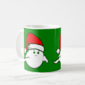 Mug vilain fantôme de noël éffrayant vert déplaisant (Devant gauche)