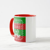 Mug Vilain pull motif sonnettes Joyeux fils Xmas (Devant gauche)