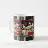 Mug Village de Noël, ajouter du texte (Devant gauche)