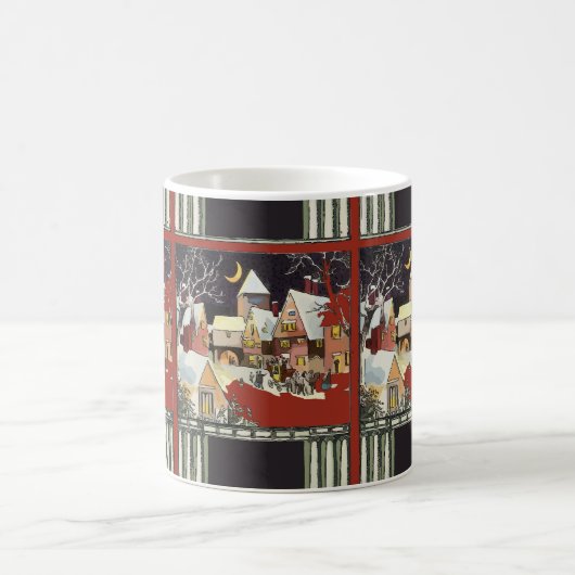 Mug Village de Noël, ajouter du texte (Centre)