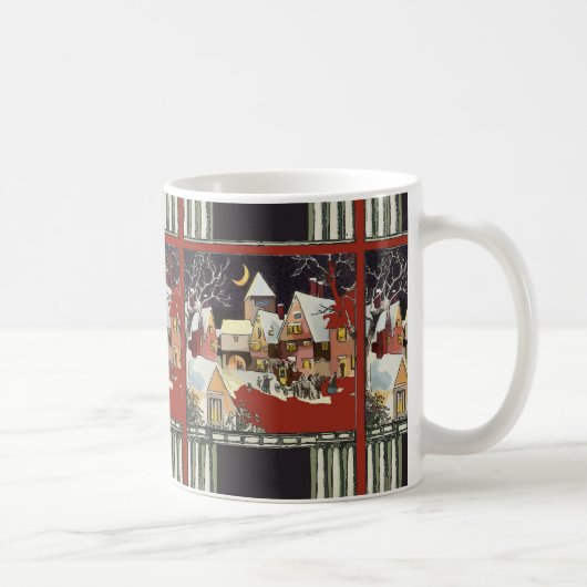 Mug Village de Noël, ajouter du texte (Droite)