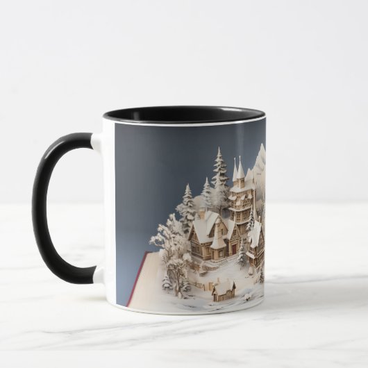 Mug Village de Noël Alpine Storybook (Gauche)