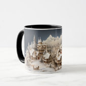 Mug Village de Noël Alpine Storybook (Devant gauche)