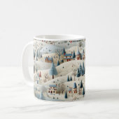 Mug village de Noël enneigé (Devant gauche)