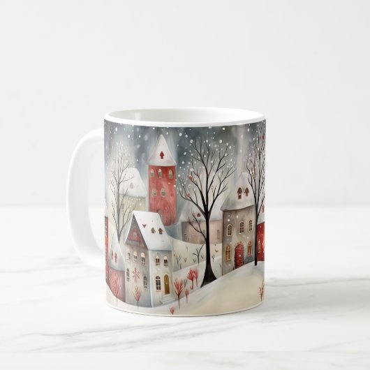 Mug Village de Noël fantastique (Devant gauche)