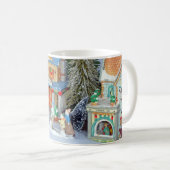Mug Village miniature de Noël (Devant droit)