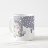 Mug Village neige - Vacances d'hiver Photo (Devant gauche)