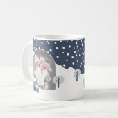 Mug Village neige - Vacances d'hiver Photo (Devant gauche)