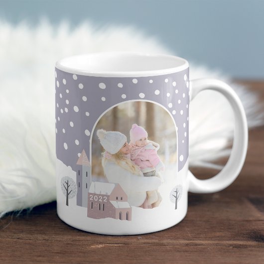 Mug Village neige - Vacances d'hiver Photo