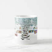 Mug Village paysage d'hiver avec maisons couvertes de  (Centre)