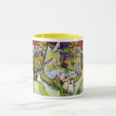 Mug Village Rue Auvers Marches Figures Van Gogh Fine (Centre)