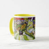 Mug Village Rue Auvers Marches Figures Van Gogh Fine (Devant gauche)