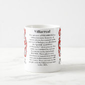 Mug Villarreal, l'origine, signification et la crête (Centre)