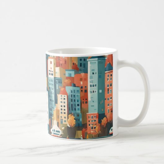 Mug Ville colorée (Droite)