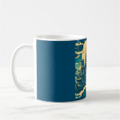 Mug Ville d'Atlantis 2 - Style Woodblock (Gauche)