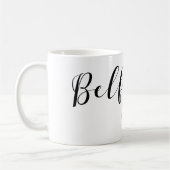 Mug Ville de Belfast Drapeau dans le coeur (Gauche)