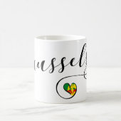 Mug Ville de Bruxelles Drapeau au coeur (Centre)