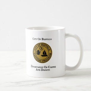 Mug Ville de Buffalo Dept of Coffee & Donuts Officiel