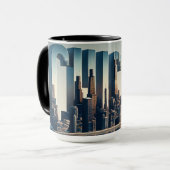 Mug Ville De Chicago Avec Réflexion De L'Eau (Devant gauche)