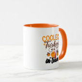 Mug Ville de dinde la plus froide Thanksgiving (Devant droit)