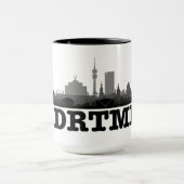 Mug Ville de Dortmund Skyline - tasse/tasse (Centre)