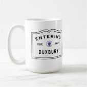 Mug Ville de Duxbury Massachusetts (Gauche)