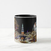 Mug Ville de neige de Noël colorée (Centre)