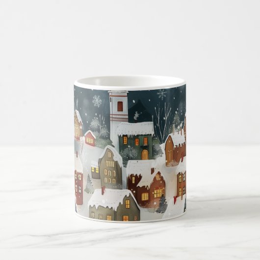 Mug Ville de Noël illustrative (Centre)