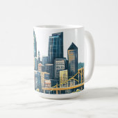 Mug Ville de Pittsburgh (Devant droit)
