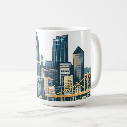 Mug Ville de Pittsburgh (Devant droit)