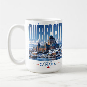 Mug 🏰 Ville de Québec Skyline Moderne 🏰