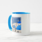 Mug Ville de Santorin, Grèce (Devant gauche)