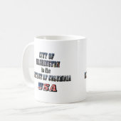 Mug Ville de Washington dans le district de Columbia U (Devant gauche)