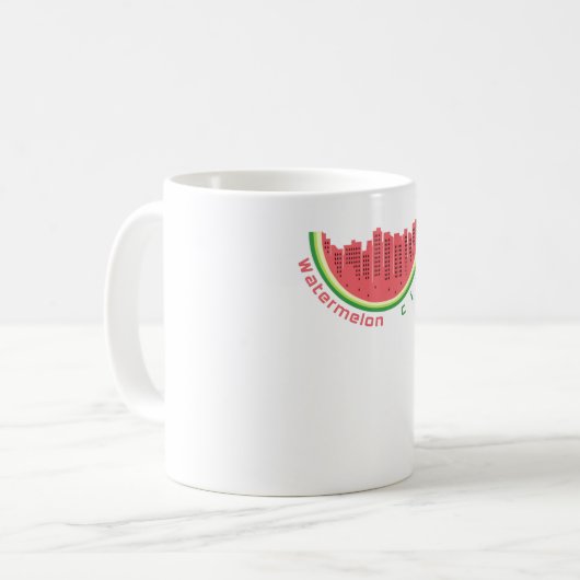 Mug Ville de Watermelon (Devant gauche)