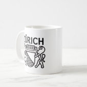 Mug Ville de Zürich, SUISSE (Devant gauche)