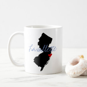 Mug Ville du New Jersey avec coeur
