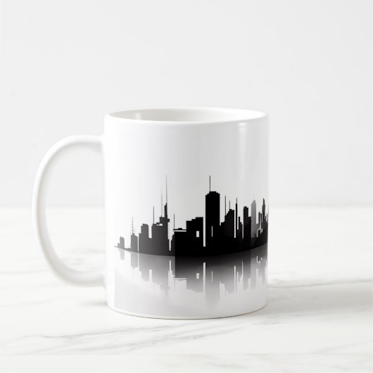 Mug Ville En Silhouette (Gauche)