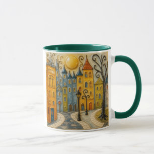 Mug Ville ensoleillée au petit matin