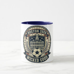 Mug Ville hôte de la Coupe du Monde 2026 de Boston Vin