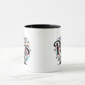 Mug Ville Lumière : Art typographique audacieux de Par (Centre)